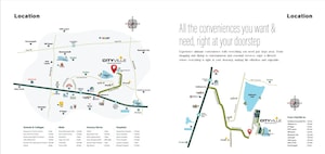 3 BHK Villa – Map Location View at Valmark City Ville, Bannerghatta Road - for Sale