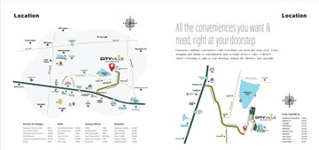 3 BHK Villa – Map Location View at Valmark City Ville, Bannerghatta Road - for Sale