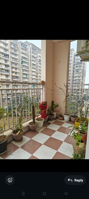 Balcony in 1 BHK Apartment at Shree Vardhman Green Court, Sector 90 – for Rent