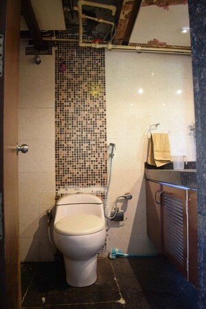 Bathroom in 2 BHK Apartment at DSK Garden Enclave, Kondhwa – for Rent