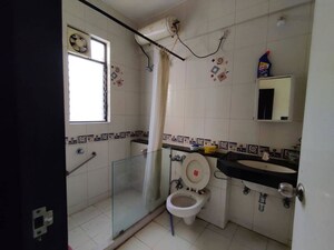 Bathroom in 3 BHK Apartment at Brahma Emerald County, Kondhwa – for Rent
