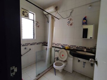 Bathroom in 3 BHK Apartment at Brahma Emerald County, Kondhwa – for Rent