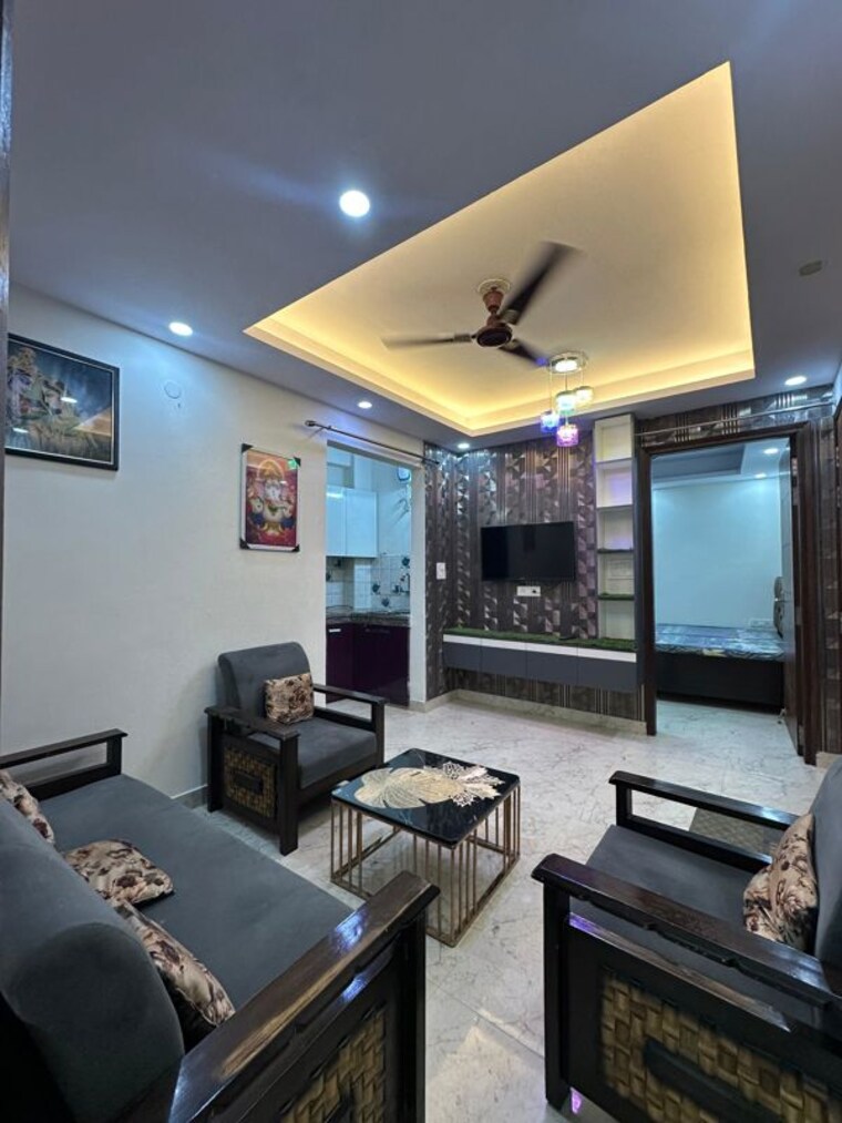 Living Room, neb sarai 2 Bedroom 600 Sq.Ft. Builder Floor In Neb Sarai Delhi 9917703