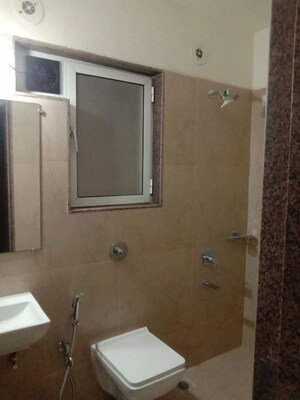 Bathroom in 1 BHK Apartment at Puranik Rumah Bali, Ghodbunder Road – for Rent