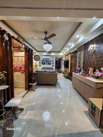 Living Room in 3 BHK Builder Floor at Chattarpur – for Sale