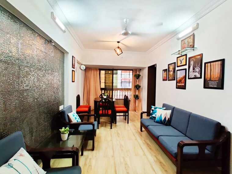 Living Room, saraf-chaudhary-nagar-chs 1 Bedroom 423 Sq.Ft. Apartment In Kandivali East Mumbai 9917773