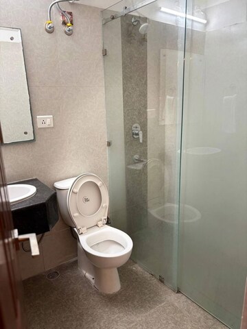 Bathroom in 3 BHK Apartment at Sushma Chandigarh Grande, Lohgarh – for Rent