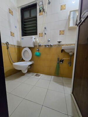Bathroom in 1 BHK Apartment at Bhoomi Rock Avenue, Kandivali West – for Rent