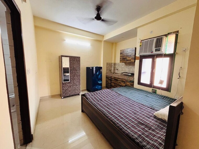 Bedroom, neb sarai 1 RK 400 Sq.Ft. Builder Floor In Neb Sarai Delhi 9918002