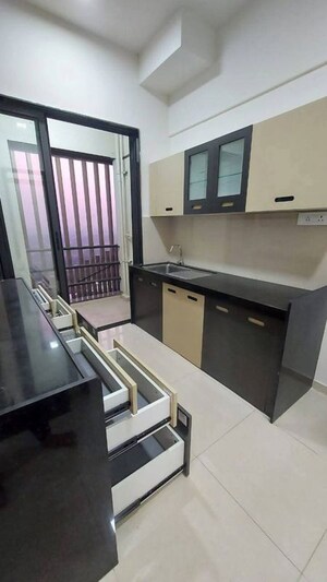 Kitchen in 3 BHK Apartment at Lodha Palava City, Dombivli East – for Rent