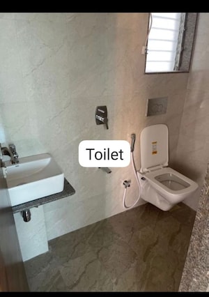 Bathroom in 2 BHK Apartment at Dimple 19 North, Kandivali West – for Rent