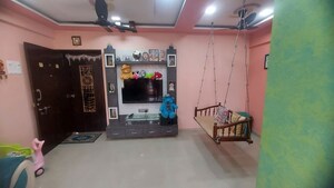 Living Room in 2 BHK Apartment at Sahil Pride Residency Daffodil, Kasarvadavali – for Sale