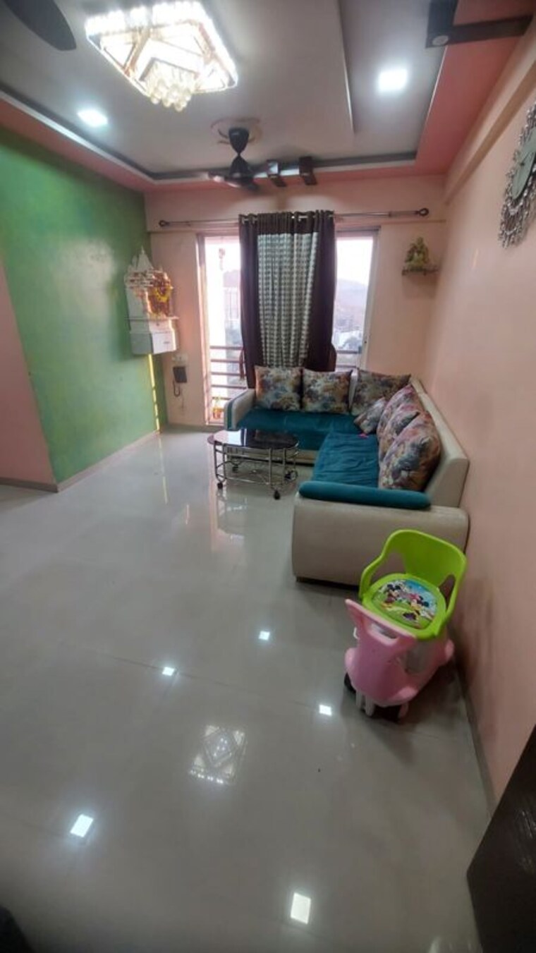 Living Room, sahil-pride-residency-daffodil 2 Bedroom 799 Sq.Ft. Apartment In Kasarvadavali Thane 9918120