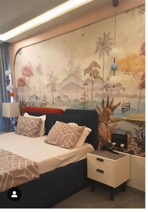 Bedroom in 2 BHK Apartment at Godrej Platinum Vikhroli East, Vikhroli East – for Rent