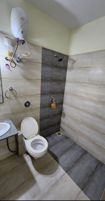 Bathroom in 2 BHK Apartment at Prahlad Nagar – for Rent