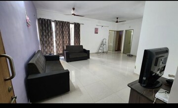 Living Room in 2 BHK Apartment at Prahlad Nagar – for Rent