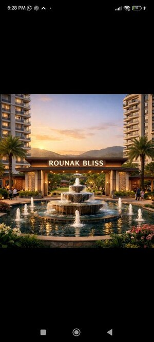 1 BHK Apartment For Rent in Raunak Bliss, Ghodbunder Road