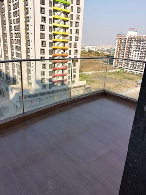 Balcony in 3 BHK Apartment at Chaphalkar Elina Living, Mohammadwadi – for Rent