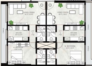 Floor Plan in 2.5 BHK Apartment at Andheri West – for Sale