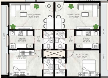 Floor Plan in 2.5 BHK Apartment at Andheri West – for Sale
