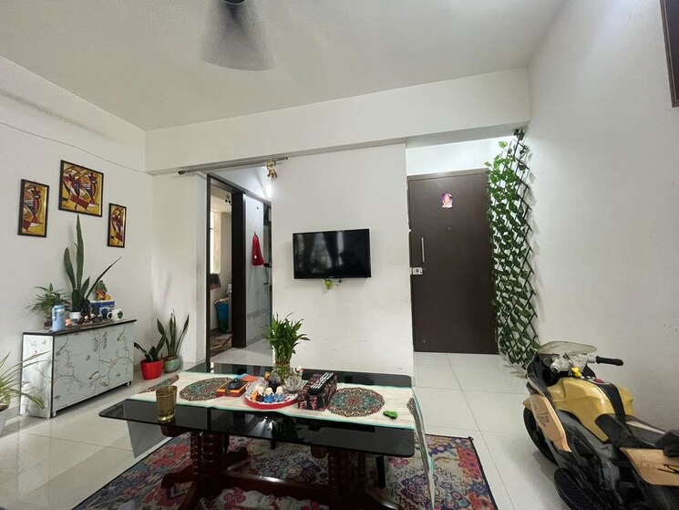 Living Room, majestique-city 2 Bedroom 555 Sq.Ft. Apartment In Wagholi Pune 9918401