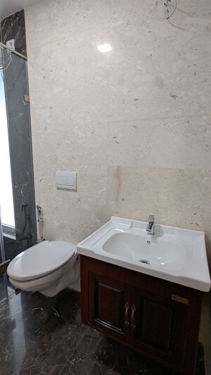 Bathroom in 3 BHK Apartment at Raj Infinia, Malad West – for Rent