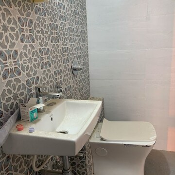 Bathroom in 3 BHK Apartment at Borivali West – for Rent