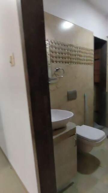 Bathroom in 2 BHK Apartment at Madhav Palacia, Ghodbunder Road – for Rent