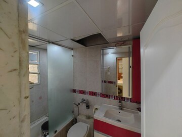 Bathroom in 3 BHK Apartment at Lunkad Goldcoast, Viman Nagar – for Rent