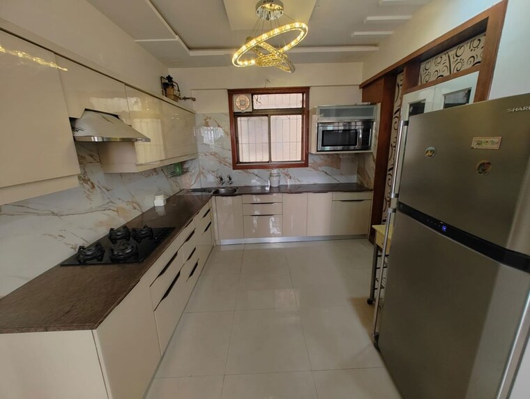 Kitchen, lunkad-goldcoast 3 Bedroom 1600 Sq.Ft. Apartment In Viman Nagar Pune 9918505