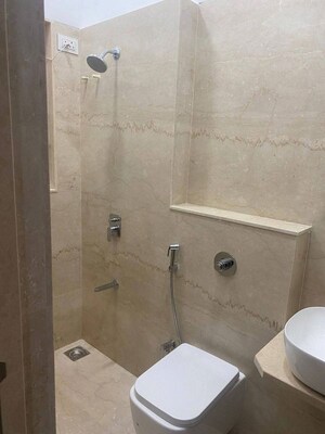 Bathroom in 3 BHK Apartment at Vijaya Heights Matunga East, Matunga East – for Rent