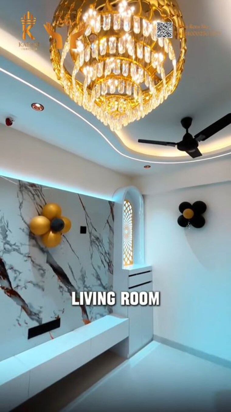 Living Room, karari-heritage 2 Bedroom 850 Sq.Ft. Apartment In Nalasopara West Palghar 9878967