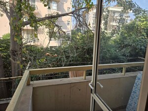 Balcony in 3 BHK Builder Floor at Unitech Woodstock Floors, Sector 50 – for Rent