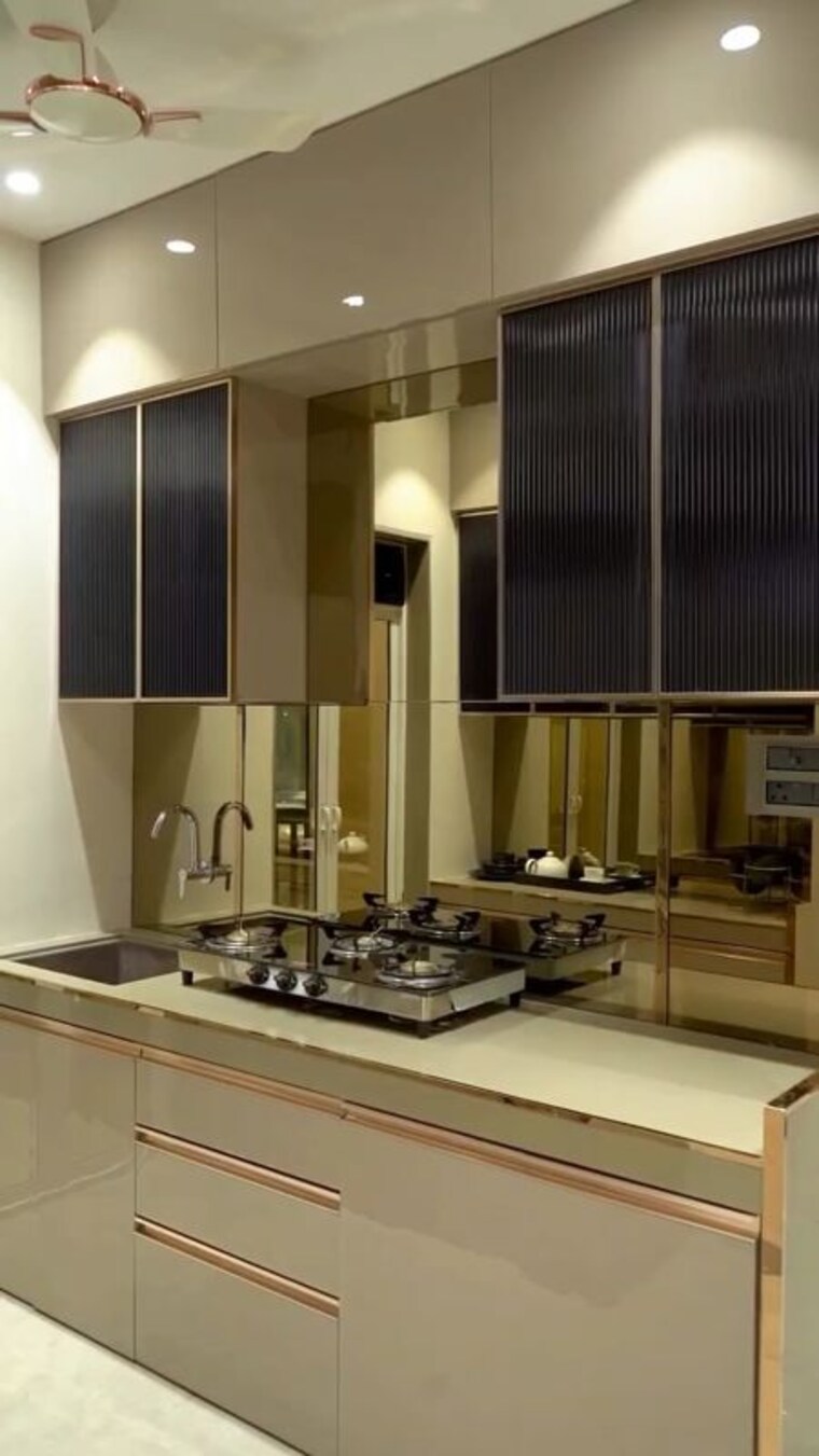 Kitchen, mk-proud 2 Bedroom 815 Sq.Ft. Apartment In Nalasopara West Palghar 9698091