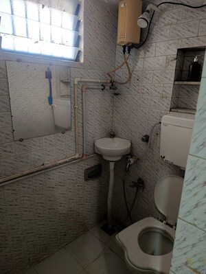 Bathroom in 2 BHK Villa at Prahlad Nagar – for Rent