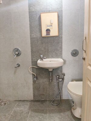 Bathroom in 2 BHK Apartment at GHP Woodland Heights, Chandivali – for Rent