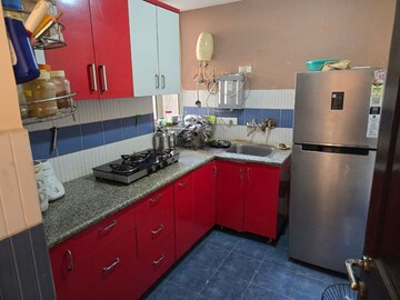 Kitchen in 3 BHK Builder Floor at Unitech Woodstock Floors, Sector 50 – for Rent