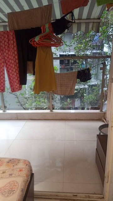 Balcony in Studio Apartment at Arihant Neminath Sky, Ghatkopar West – for Rent