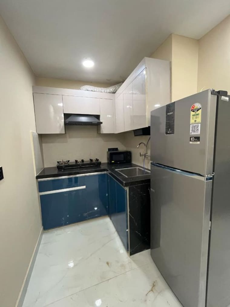 Kitchen, sector 43 1 Bedroom 680 Sq.Ft. Builder Floor In Sector 43 Gurgaon 9918599