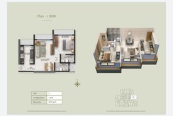 1 BHK + Pooja Room Apartment For Sale in Ace Parkside