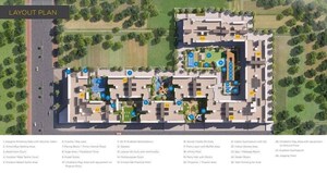 Master Plan in 3 BHK Apartment at Gagan Avencia, Kharadi – for Sale