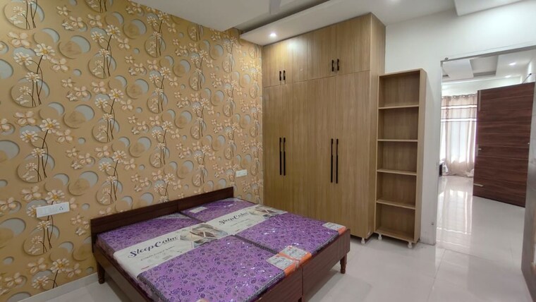 Bedroom, aura-homes 2 Bedroom 1230 Sq.Ft. Independent House In Patiala Road Zirakpur 9918696