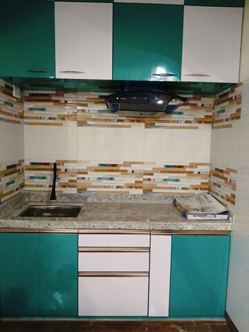 Kitchen in 1 BHK Apartment at Lake Town – for Sale