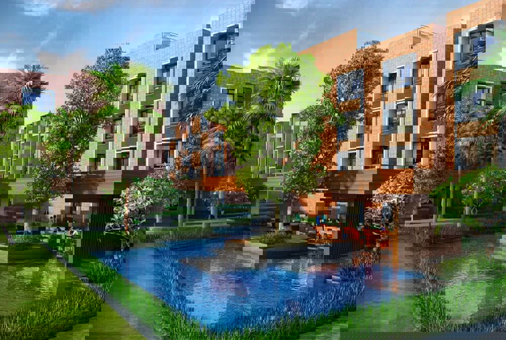 3 BHK + Servant Room 2700 Sq.Ft. Apartment in Marvel Piazza