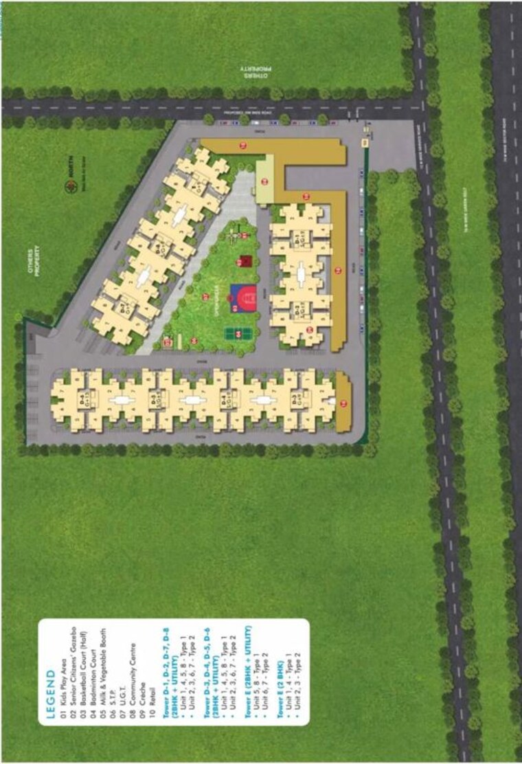 Master Plan, conscient-habitat-residences 3 Bedroom 820 Sq.Ft. Apartment In Sector 78 Faridabad 9918722