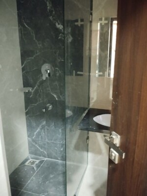 Bathroom in 3 BHK Apartment at Rajapushpa Provincia, Narsingi – for Rent