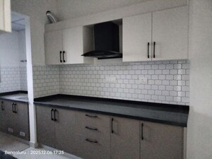 Kitchen in 3 BHK Apartment at Puravankara Purva Atmosphere, Thanisandra Main Road – for Rent