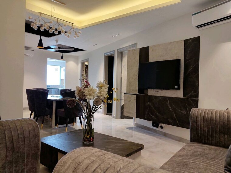 Living Room, lotus-homz Studio 412 Sq.Ft. Apartment In Sector 111 Gurgaon 9918821