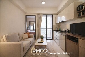 Living Room in 3.5 BHK Apartment at Baner – for Rent