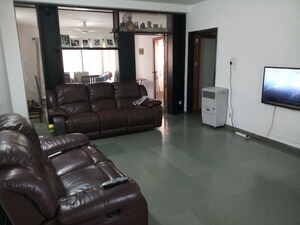 Living Room in 3.5 BHK Apartment at Baner – for Rent